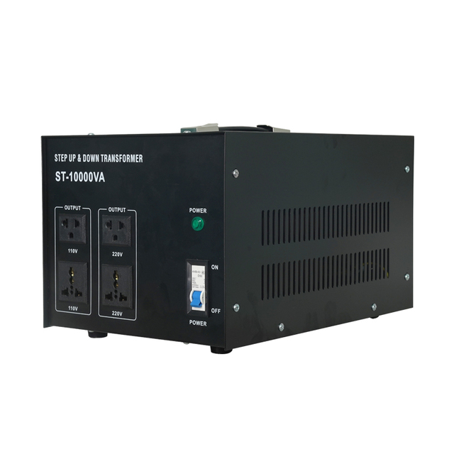 High Power ST 10KVA Single Phase Voltage Transformer 110V to 220V Step up Converter Household Air Conditioner Fridge