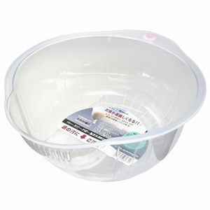 Inomata 23cm ciotola di plastica per il lavaggio del riso ciotole da cucina essenziali - Product Image 1