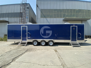 Toilettes portables de luxe pour l'extérieur, idéales pour les mariages sur la plage, les fêtes, les écoles, les hôpitaux et les parcs - Design moderne - Product Image 2