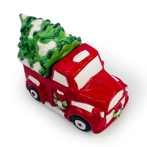 <strong>Christmas</strong> Decorations Truck Shape Cookie <strong>Jar</strong> Storage <strong>Jar</strong> Ceramic Candy <strong>Jar</strong> with <strong>Christmas</strong> <strong>Trees</strong> Lid - Product Image 5