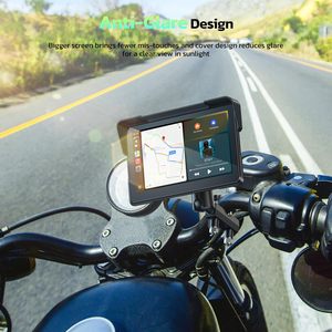 Écran portable pour <span class=keywords><strong>moto</strong></span> de 5 pouces, CarPlay, écran tactile Bluetooth, navigation <span class=keywords><strong>GPS</strong></span>, CarPlay avec support antivol - Product Image 6