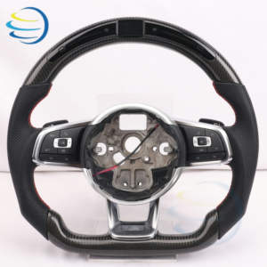 <span class=keywords><strong>Volant</strong></span> en cuir antidérapant pour Volkswagen VW <span class=keywords><strong>Golf</strong></span> 4 5 <span class=keywords><strong>6</strong></span> 6r 7 7.5 8 MK4 5 <span class=keywords><strong>6</strong></span> 7 7.5 8 7 R GTI <span class=keywords><strong>GTD</strong></span> GTE Variant R-Line - Product Image 5