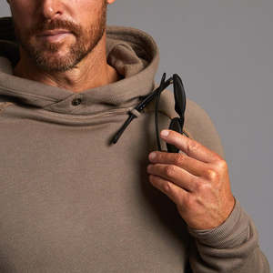 Pull lunettes trou hommes ultime coupe ample lourd polaire à capuche coton sweat pour hommes hommes sweats à capuche avec poches - Product Image 3