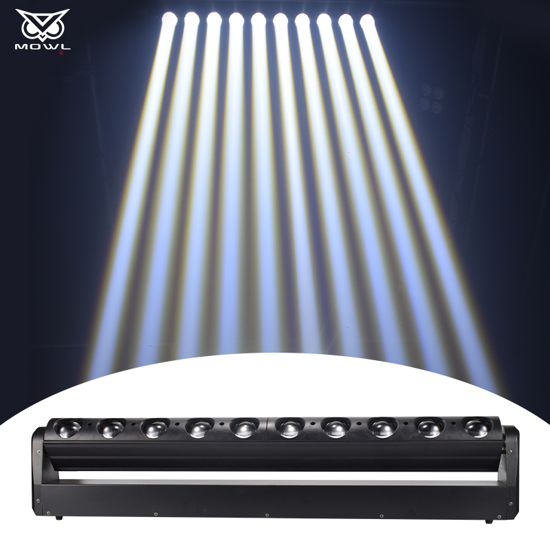 10x40W LED Beam Lights Stage DJ Equipment DMX512 10*40W Beam RGBW 4in1 Moving Head Pixel LED Bar Ligjt