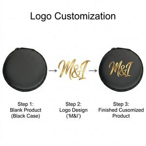 Custom Logo Handmade EVA Zippered Portable Coin Storage Pouch Bulk Promotional Giveaway Corporate Gift Earphone Cable Organizer - Product Image 3