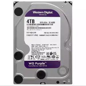 새로운 보라색 4TB 하드 디스크 드라이브 SATA 6 Gb/s 3.5 인치 HDD WD40PURZ