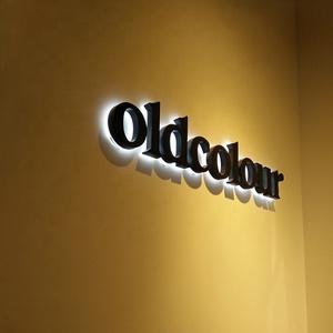 SP定制商店灯标志不锈钢亚克力背光正面字母3d板户外商务金属标志电子标志 - Product Image 6