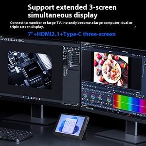 มินิโฮสต์ N200 เจนเนอเรชั่น 12 หน้าจอสัมผัส 7 นิ้ว ระบบปฏิบัติการ Win11 พร้อม Office  แท็บเล็ตเกมมิ่ง N150/N305  พีซีใหม่  Quad Core DDR5 16GB SSD CN MN-7 Quad Core - Product Image 3