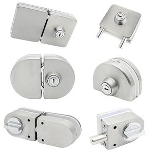 Serrure de porte en verre en acier inoxydable Serrure à <span class=keywords><strong>loquet</strong></span> au <span class=keywords><strong>sol</strong></span> Serrure au <span class=keywords><strong>sol</strong></span> pour porte en verre - Product Image 2