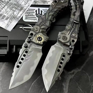 Cuchillo Táctico Personalizable ML T1, Hoja Fija de Acero Inoxidable de Alta Calidad, Funda de Goma para Uso en Exteriores, Incluye Funda, OEM - Product Image 3