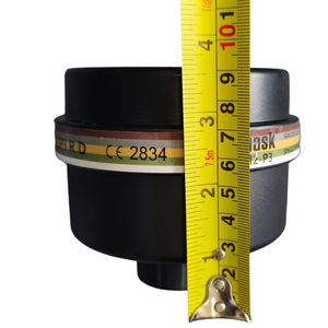 CE2834 NATO40mm As GasMasks A2B2K2E2P3 FilterCanisters Flexible Firefighting Rescue Protección contra humo - Product Image 2