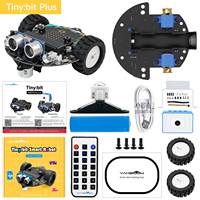 Robot Educativo de Programación Tiny Bit Tiny Bit Plus, Económico, Compatible con la Placa BBC Microbit V2 V1.5