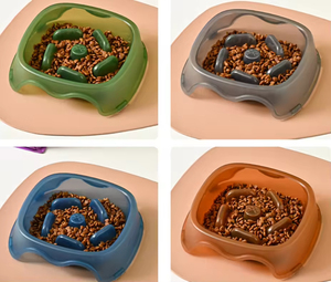 Cuenco de comida para perros de plástico de alta calidad personalizable, cuenco portátil para perros de alimentación lenta, comedero lento para perros sin derrames para razas grandes - Product Image 2