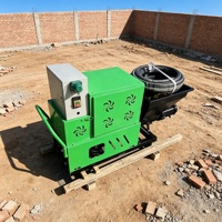 Machine à projeter du mortier électrique intelligente avec fonctionnement économe en énergie pour des travaux de plâtrage efficaces