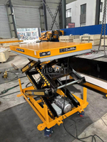 Certifié CE Sizzor Lift and Carry Push Around Scissor Lift avec sécurité Belows