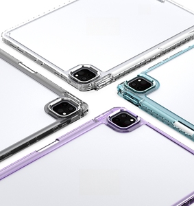 Funda Transparente de Acrílico Anti-doblez para <span class=keywords><strong>iPad</strong></span> con Ranura para Lápiz, Recorte para el Logotipo, Protección Contra Caídas, Compatible con <span class=keywords><strong>iPad</strong></span> 10.ª Generación, <span class=keywords><strong>Pro</strong></span> 11, <span class=keywords><strong>Pro</strong></span> 12.9 - Product Image 5