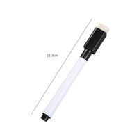 Marqueur de stylo de tableau blanc de couleur noire moins cher avec plumeau