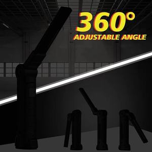 Luz de Trabajo Multifuncional COB con Imán para Automóvil, Luz de Advertencia LED Roja, Linterna Potente con Protección Contra Sobrecargas - Product Image 4