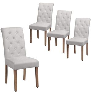 Juego de Sillas de Comedor Económicas de Alemania, Respaldo Alto, Acolchadas, Tapizadas, de Madera, para Comedor de Hotel - Product Image 1