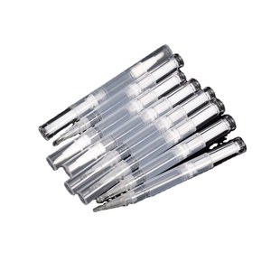 Custom logo 2ml 3ml 5ml Cosmetic Empty Transparent Twist Nail Cuticle Oil Pens with <b>Brush</b> Applicator - Product Image 5