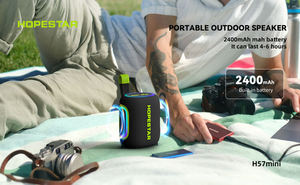 Altavoz Bluetooth Portátil Hopestar H57 Mini <span class=keywords><strong>de</strong></span> 15W con Luz RGB, Resistente al Agua IPX6, <span class=keywords><strong>Radio</strong></span> FM Integrada para Viajes, Campamentos y Uso en Exteriores - Product Image 2