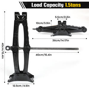 แม่แรงกรรไกรเหล็กแบบพกพา 1.5 ตัน ยี่ห้อ JuHong รับผลิตแบบ OEM/ODM ได้รับการรับรองมาตรฐาน CE สำหรับเปลี่ยนยาง<span class=keywords><strong>รถ</strong></span>ยนต์ - Product Image 4