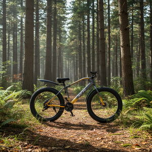 Bicicleta de Montaña con Cuadro Rígido de 26 Pulgadas, Neumáticos Gruesos 4.0 para Nieve, Frenos de Disco, Horquilla de Suspensión de Acero, Pedales Ordinarios, 21 Velocidades, Alta Velocidad - Product Image 1