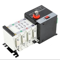 Precio bajo ventas calientes 63-630A 4P 25KA Interruptor de transferencia de energía dual automático manual