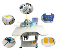 Machine semi-automatique CE PLC à écran tactile pour pose de strass à chaud, machine à sertir les pierres à double disque pour T-shirts et vêtements
