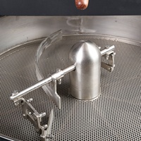 Mesin Pemanggang Kopi Bideli Komersial 5kg 6kg 12kg Gas Industri Dengan Pencatatan Data USB