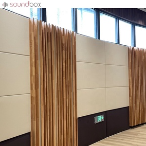 Bảng điều khiển khuếch tán cách âm gỗ rắn với âm thanh tốt hấp thụ âm thanh sạch và kết hợp dải mềm miễn phí - Product Image 5