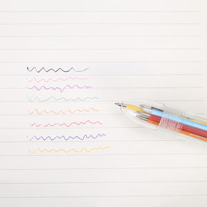 Stylo à Bille Rétractable Multicolore, Créatif, Mignon, Transparent, 8 Couleurs, Papeterie d'Étudiant - Product Image 4