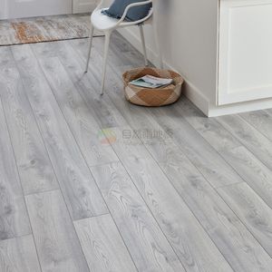 Revêtement de sol ondulé en bois blanc, noir résistant à l'eau, 3 bandes, <span class=keywords><strong>Ac5</strong></span> 12mm - Product Image 3