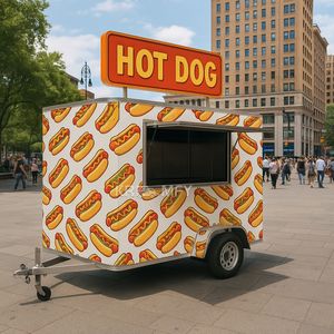 Camion de restauration rapide mobile équipé pour hamburgers, poulet frit, frites, pommes de terre cuites au four et barbecue - Product Image 6