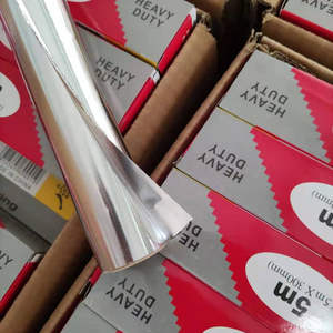 Rolo de papel doméstico para confeitaria, rolo de folha de alumínio jumbo para cozinhar churrasco, 9/20 microns - Product Image 5