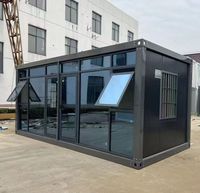 Maison préfabriquée portable résistante aux tremblements de terre, structure durable, anti-corrosion, maison-conteneur préfabriquée, directement de l'usine