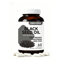 Cilt Sağlığı İçin Doğal Çörek Otu Yağı Kapsülleri Saf Çörek Otu Özel Logo Vitamin E İçeren Tohum Yağı
