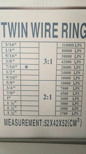 Ganghua Nhà Máy Giá Cuốn Sách Ràng Buộc Vật Liệu Nylon Tráng Đôi Vòng Dây Xoắn Ốc O Spool - Product Image 5