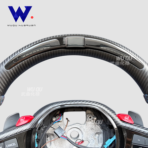 Volante Deportivo LED de Fibra de Carbono Mate para Toyota <span class=keywords><strong>BMW</strong></span> F10 F20 F30 F15 F25 F07 F01 G20 G30 320 <span class=keywords><strong>525</strong></span> X3 X5 M3 M4 M6 M - Product Image 2