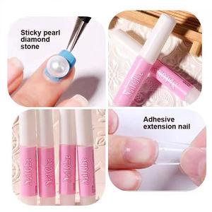 <span class=keywords><strong>Colle</strong></span> à ongles 2g transparente écologique, petite, longue durée, forte, puissante, séchage rapide, pour bijoux d'ongles et mini-perles - Product Image 4
