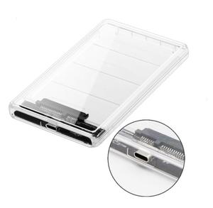 FYX portátil de alta velocidad de 2,5 pulgadas SATA <span class=keywords><strong>USB</strong></span> 3,0 caja de disco duro para ordenador portátil externo transparente SSD <span class=keywords><strong>HDD</strong></span> carcasa gran oferta de plástico - Product Image 2