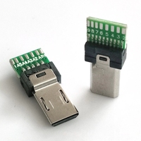 15-Pin 9-Pin Mini-USB PCB-Anschluss Micro-USB-Anschluss Stecker Daten-USB-Stecker für Sony Digitalkamera MP3 Xperia M C1904