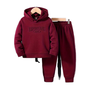 Winter Mens Tracksuits High Quality Reversible Breathable Custom Logo Plain Dyed Fleece Fabric Sets OEM and ODM Design - Product Image 1