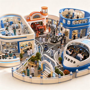 Centre d'activités professionnel pour enfants : Grande attraction commerciale intérieure, sûre et multifonctionnelle, pour une expérience de carrière junior. - Product Image 2
