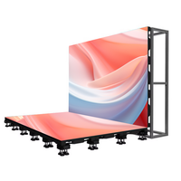 Écran LED d'intérieur interactif couleur RVB P3.91 500x500mm écran de carrelage de scène écran de piste de danse vidéo d'affichage