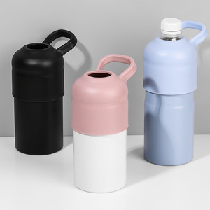 Custom portatile in acciaio inox coibentato sottovuoto Soda birra <span class=keywords><strong>vino</strong></span> refrigeratori isolato sottovuoto porta bottiglia d'acqua <span class=keywords><strong>con</strong></span> manico - Product Image 1