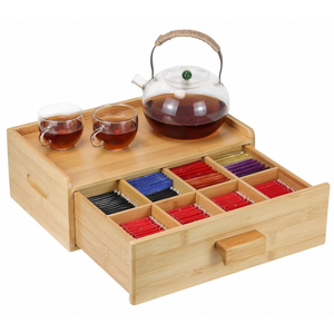 Tùy chỉnh chất lượng cao hình chữ nhật tự nhiên nhà văn phòng nhà bếp Cà phê túi trà tổ chức hộp lưu trữ cho trà - Product Image 1