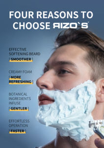 RIZO alta calidad ingrediente botánico infundir más suave hombres jabón de afeitar sin sulfato orgánico espumoso jabón de afeitar - Product Image 5