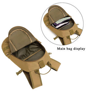 Échantillon gratuit Sac à dos tactique camouflage noir imperméable pour moto 45L Mochila Tacica 60L Sacs Molle Sac à dos tactique pour hommes - Product Image 3