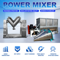 Mezclador Industrial de Arcilla y Detergente en Polvo para Productos Químicos, Mezclador de Cinta Horizontal, Máquina Mezcladora de Polvo Seco con Bomba de Engranajes y Motor